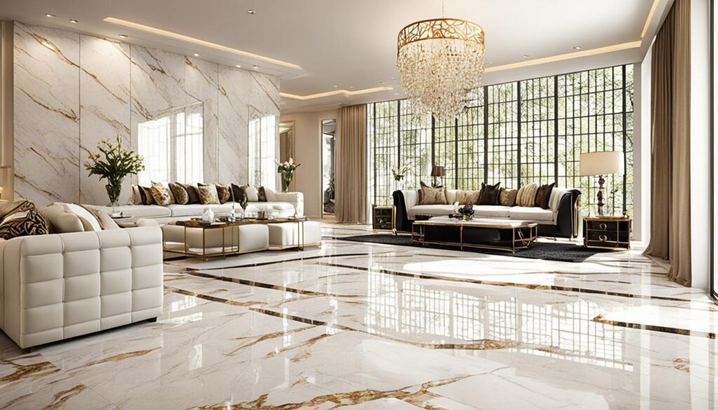 quartz marble flooring image