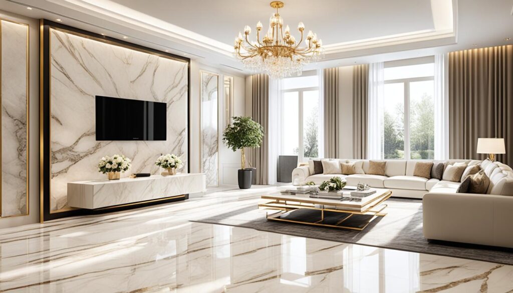 Luxurious Marble Flooring