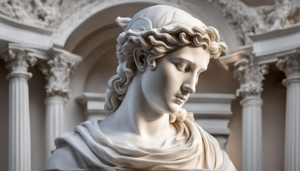 Michelangelo marble sculpture