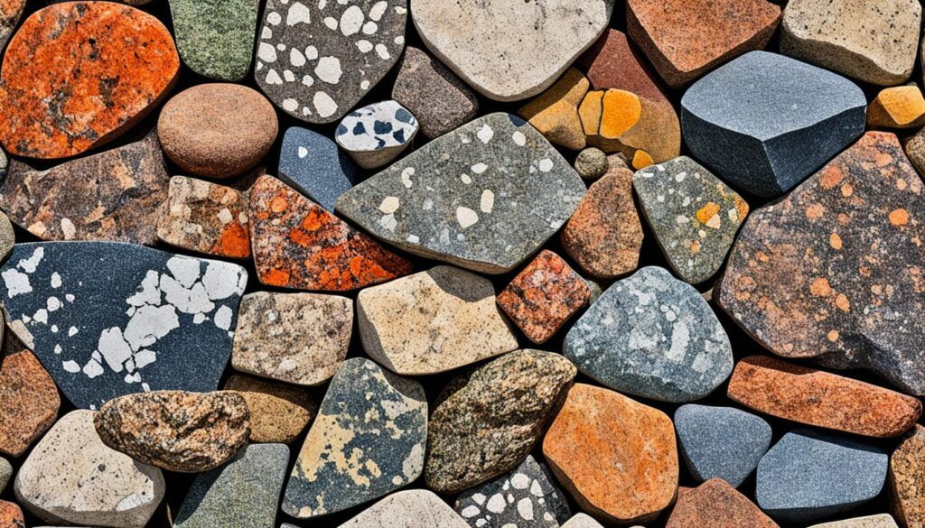 types of granite rocks