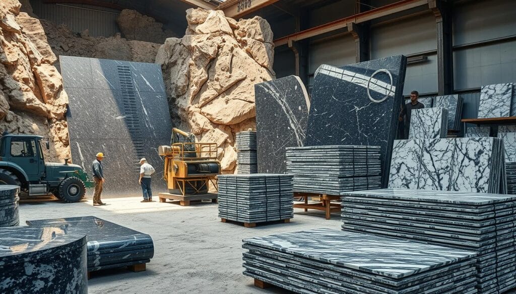 granite manufacturing process