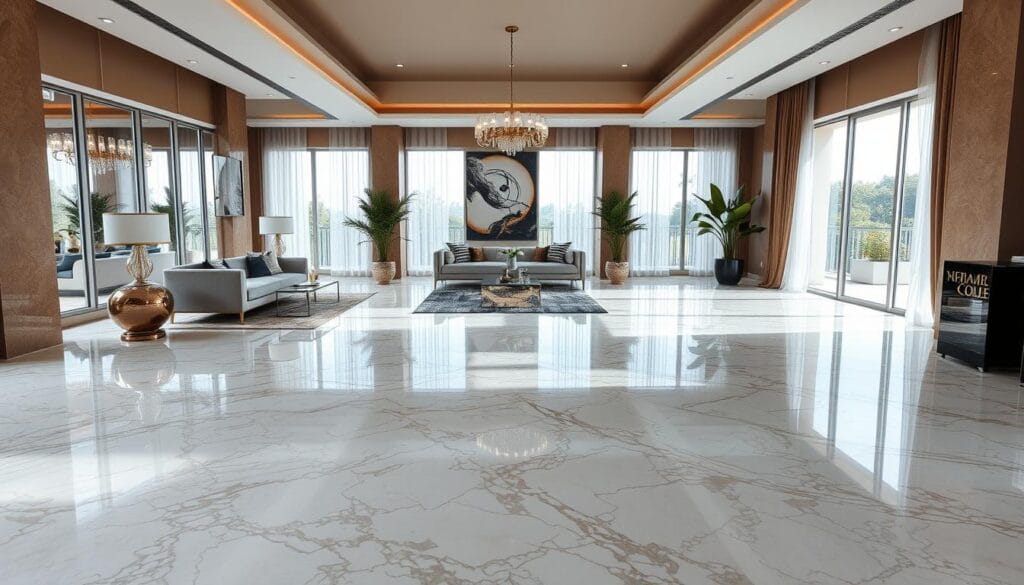 luxury marble flooring