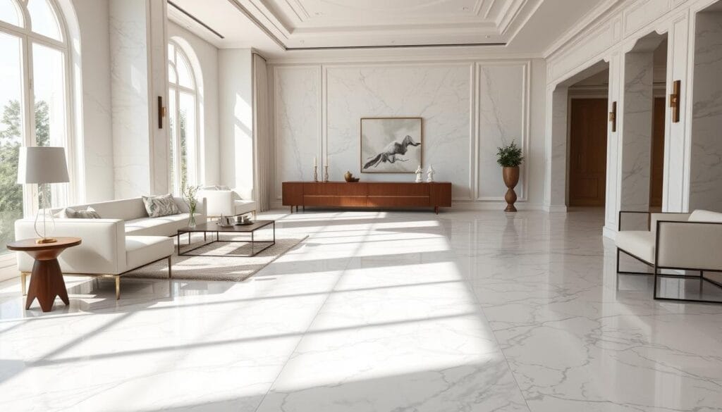 marble floor installation