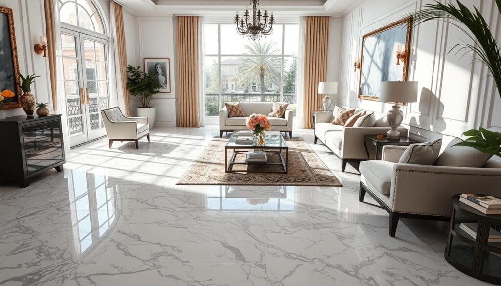 marble flooring