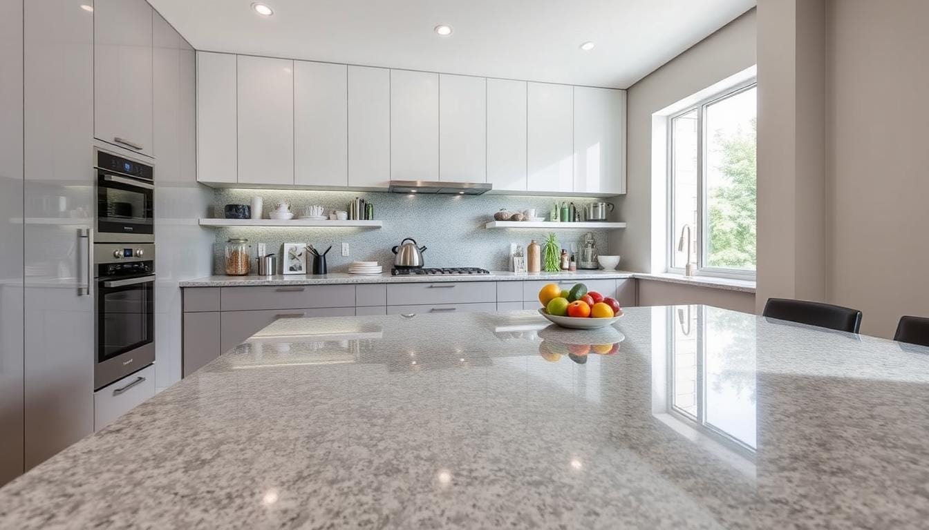 steel gray granite