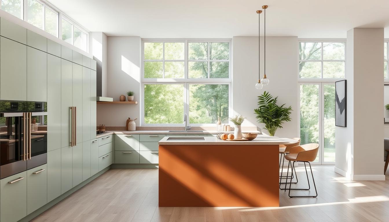 modular kitchen colour combination