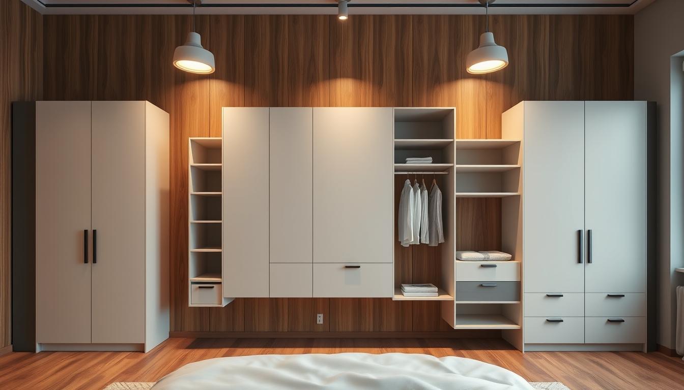 modular wardrobe designs for bedroom